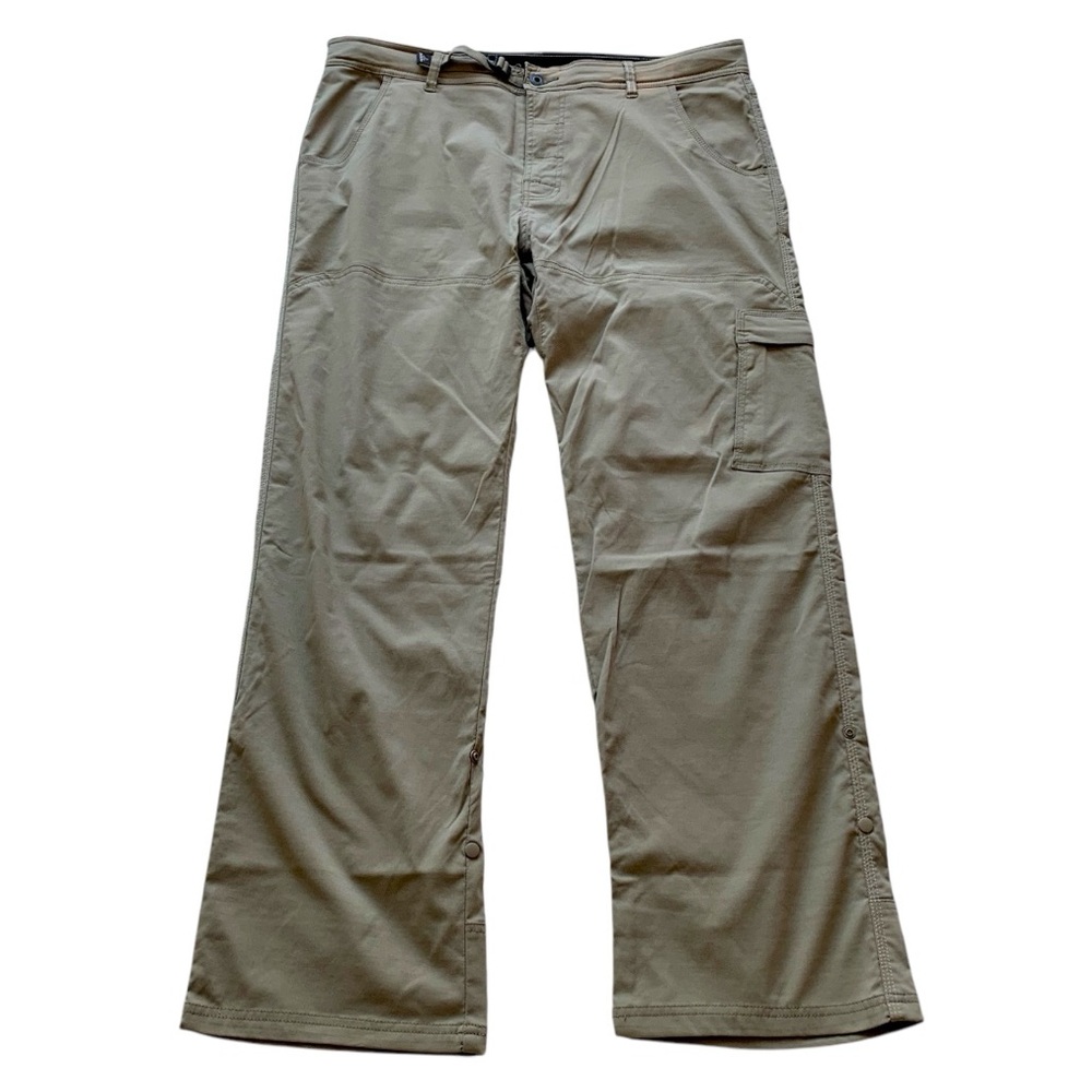 Prana Men's Beige Nylon Blend Cargo Pants - XL, 32L